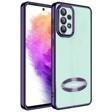 Galaxy A32 4G Kılıf Kamera Korumalı Logo Gösteren Zore Omega Kapak