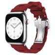 Apple Watch 42mm Spor Görünümlü Zore KRD-94 Silikon Kordon