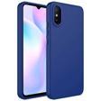 Xiaomi Redmi 9A Kılıf Metal Çerçeve ve Buton Tasarımlı Silikon Zore Luna Kapak