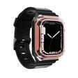 Apple Watch 42mm Zore KRD-88 Sert PC Kasa Koruyuculu Silikon Kordon