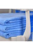 Deneme Zamanı Ultra Lüks Büyük Boy Mavi Banyo Havlusu Asker Havlusu 90X150 Yüzde Yüz Pamuk 1 Adet