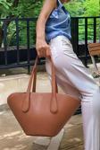 Kadın Şık Bej Suni Deri Shopper Çanta Günlük Ve İş Kullanımı İçin Özenle Seçilmiş Mükemmel Uyum