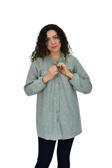 Kadın Kol Lastikli Bluz BGL-ST04645