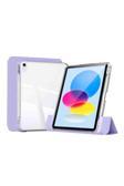 iPad 11. Nesil Uyumlu A16 2025 Airbagli Manyetik Ayrılabilen Fuchsia Sliding Tablet Kılıfı