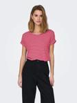 Only Onlmoster Stripe S/S O-Neck Top Jrs Noos Kadın T-shirt 15206243