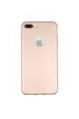 Buffay Uyumlu Iphone 8 Plus Premium Silikon Kılıf Rose Gold