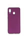 Buffay Samsung Galaxy A20 (A205F) Premium Silikon Kılıf Mor