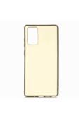 Buffay Samsung Galaxy Note 20 Premium Silikon Kılıf Gold