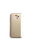Buffay Samsung Galaxy J6 Premium Silikon Kılıf Gold