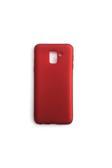 Buffay Samsung Galaxy J6 Plus Premium Silikon Kılıf Bordo