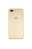 Buffay Iphone 8 Plus Uyumlu Premium Silikon Kılıf Gold