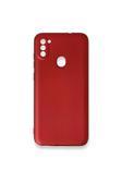 Buffay Samsung Galaxy M11 Premium Silikon Kılıf Bordo