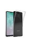 Buffay Samsung Galaxy A31 Premium Silikon Kılıf Şeffaf
