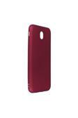 Buffay Samsung Galaxy J5 Pro Premium Silikon Kılıf Bordo