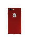Buffay Iphone 8 Plus Uyumlu Premium Silikon Kılıf Bordo