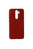 Buffay Xiaomi Redmi Note 8 Pro Premium Silikon Kılıf Bordo