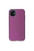 Buffay Iphone 11 (6.1'') Uyumlu Premium Silikon Kılıf Mor