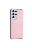 Buffay Samsung Galaxy S21 Ultra Premium Silikon Kılıf Rose