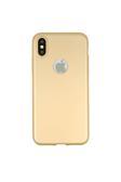 Buffay Apple İphone X Premium Silikon Kılıf Gold