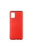 Buffay Samsung Galaxy A71 Premium Silikon Kılıf Bordo
