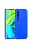 Buffay Xiaomi Mi Note 10 Pro Premium Silikon Kılıf Mavi