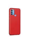 Buffay General Mobile Gm21 Pro Premium Silikon Kılıf Bordo
