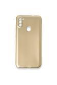 Buffay Samsung Galaxy M11 Premium Silikon Kılıf Gold