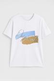 Kadın %100 Pamuk Bisiklet Yaka Baskılı Lacivert  T-shirt