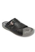 Enova M244-0105 Deri Anatomik Fashion Tokalı Erkek Terlik