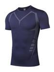 Ghassy Co. Erkek Ultra Esnek Koşu Egzersiz Hızlı Kuruma Nefes Alabilen Kısa Kollu Spor T-shirt