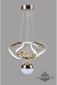 Lucky Homes Led Avize 3 Renk Küçük Dron Toplu Gold (Salon,Mutfak,Yatak Odası,Koridor)