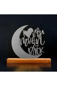 Colorfull Worlds I Love You To The Moon And Back Metal Masa Ve Raf Dekoru