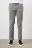  Erkek Siyah Pamuk Keten Trend İpli Jogger Slim Fit Spor Pantolon