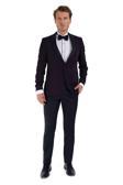  Erkek KOYU LACİVERT Broadway Slim Fit Damatlık Takım Elbise