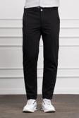  Erkek Siyah Dynamic Fit Rahat Kesim Chino Pantolon