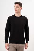  Erkek Siyah Basic Bisiklet Yaka Dynamic Fit Rahat Kesim Triko