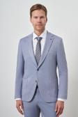  Erkek İndigo Trend Slim Fit Mono Yaka Takım Elbise