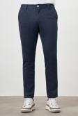  Erkek Lacivert Poliviskon Trend Pileli Slim Fit Spor Pantolon
