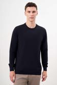  Erkek Lacivert Basic Bisiklet Yaka Dynamic Fit Rahat Kesim Triko