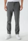  Erkek Füme Poliviskon Trend Çizgili Slim Fit Classic Pantolon