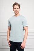  Erkek İndigo Basic Bisiklet Yaka Dynamic Fit Pamuk T-Shirt
