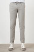  Erkek Yeşil Pamuk Keten Trend İpli Jogger Slim Fit Spor Pantolon