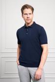  Erkek Lacivert Basic Polo Yaka Dynamic Fit T-Shirt