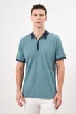  Erkek Yeşil Trend Polo Yaka Dynamic Fit T-Shirt
