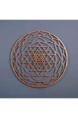 Colorfull Worlds Sri Yantra Kutsal Daire Metal Duvar Dekoru