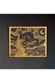 Colorfull Worlds Van Gogh Yıldızlı Geceler Metal Duvar Dekoru