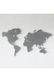 Colorfull Worlds Metal Dünya Haritası, Metal Duvar Dekoru, Gerçek Metal Dünya Haritası