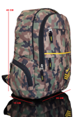 Konfores 1169 Unisex Anatomik Sırt Çantası - NKT01169-haki-TEK EBAT