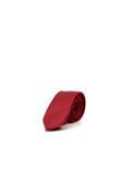 Erkek Bordo Basic Düz Kravat