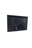Megass Dekor Süet Kumaş Dakka Model Füme Renk 34-24 Cm Ayaklı Üçlü Set Tabla Stand